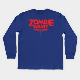 Zombie Army Kids Long Sleeve T-Shirt